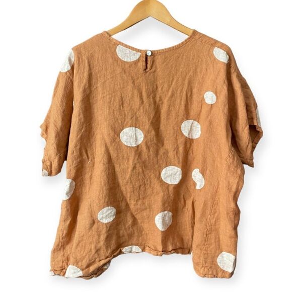 Lands downunder linen polka dot size M 000095 - Picture 2 of 4